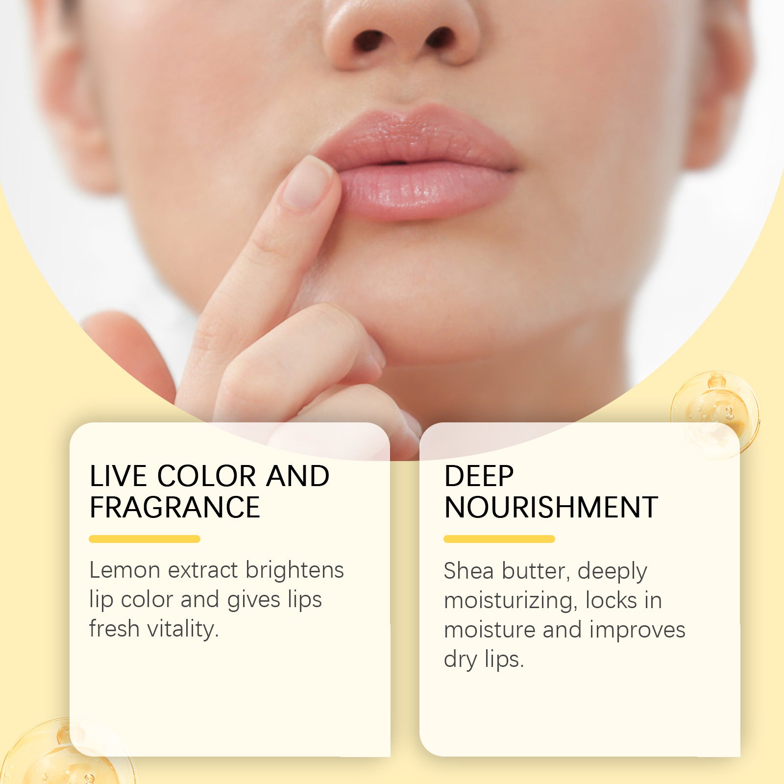 Lemon Ginger Lip Balm Moisturizing Care