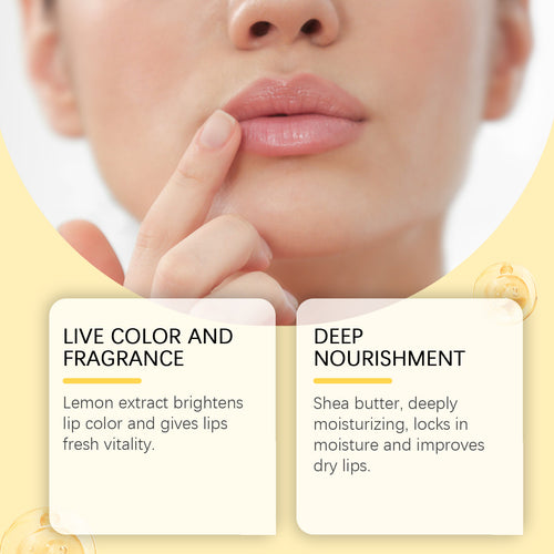 Lemon Ginger Lip Balm Moisturizing Care