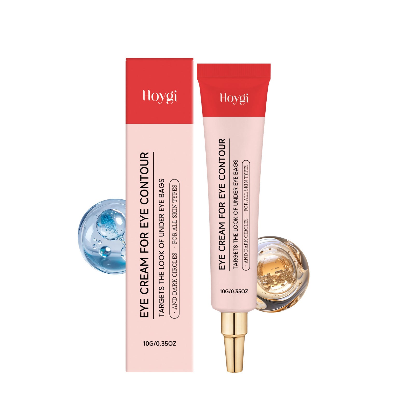 Hoygi Radiant Care Eye Cream Provides Daily Gentle Hydration and Nourishment for the Skin Around the Eyes, Making It Elastic, Moisturized, and Soft