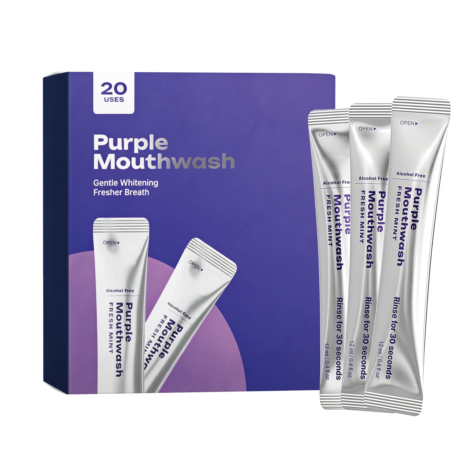 Refreshing Mint Portable Mouthwash